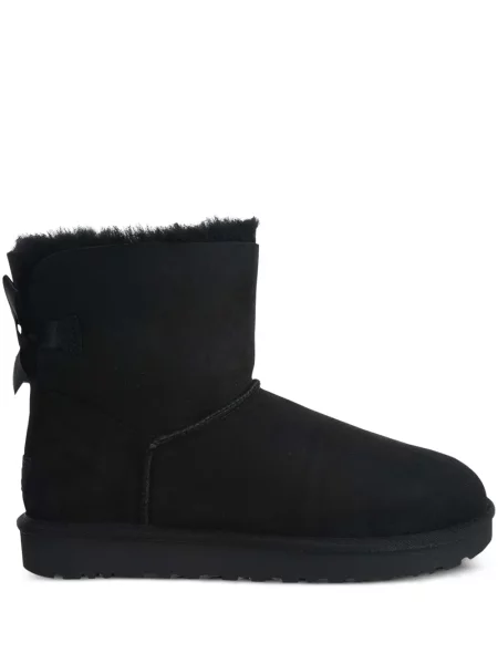 Botine Ugg cu funde negru