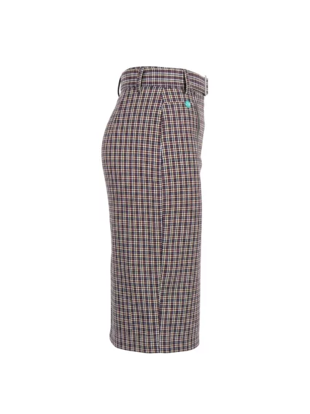 Spódnica midi Trussardi w kratę