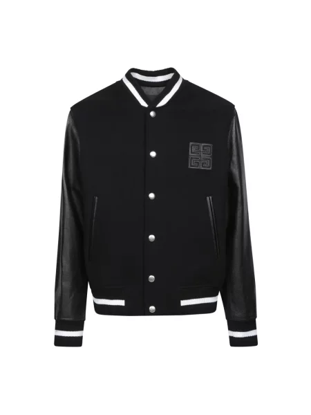 Kurtka bomber Givenchy wełniany czarny