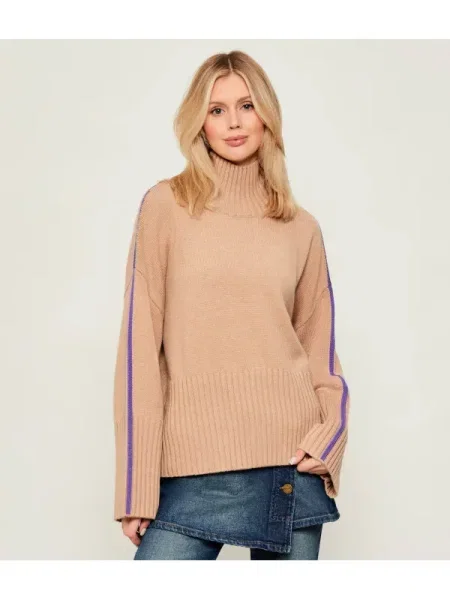 Pulover Pinko de lână bej