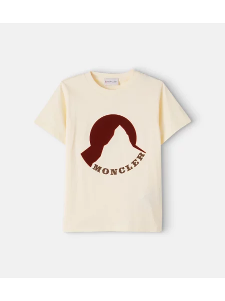 Gyerek póló Moncler Enfant fehér