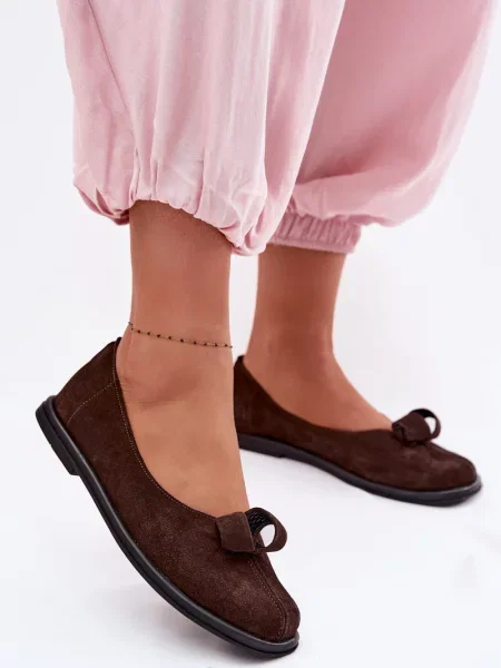 Semišové mokasíny Zazoo hnědé