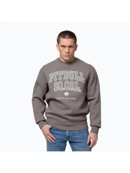 Мъжки суитшърт Pitbull So Cal Crewneck taupe кафяво