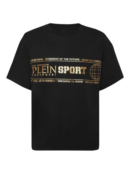 Tricou Plein Sport cu imagine cu decolteu rotund negru