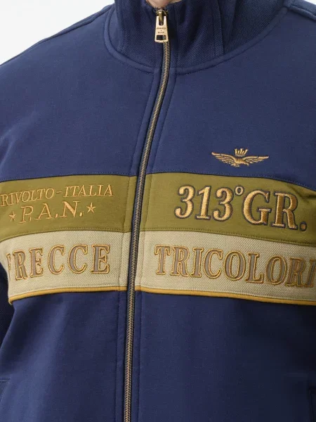 Спортивна кофта Aeronautica Militare синя