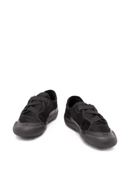 Sneakerși Prada plasă cu bretele negru