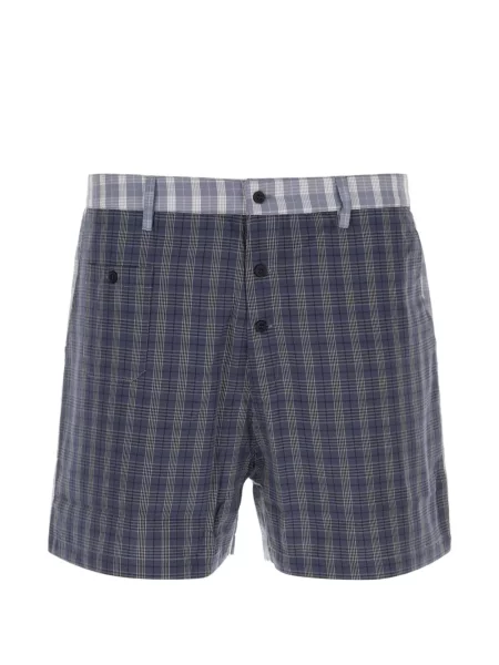 Pantaloni scurți Gimaguas în carouri albastru