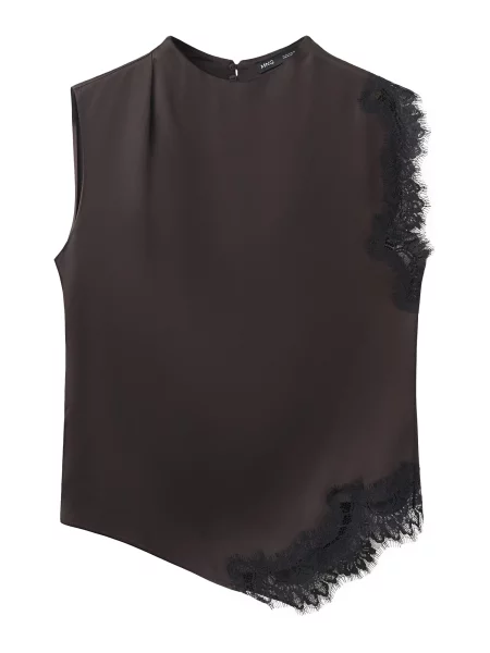 MANGO Top închis maro