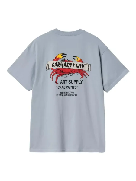 Тениска Carhartt Wip синьо