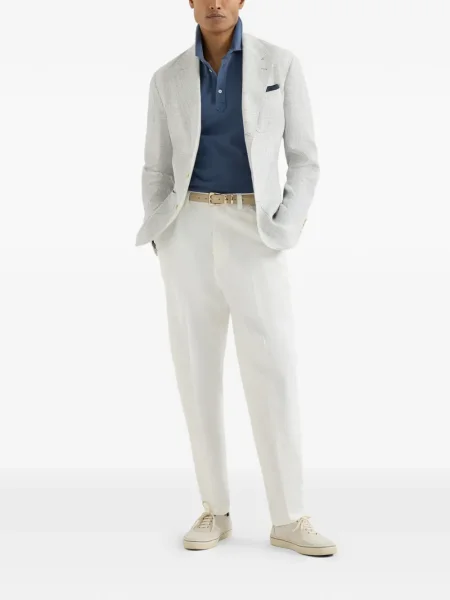 Polo Brunello Cucinelli albastru