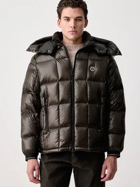 Armani Exchange geacă cu puf pentru bărbați verde