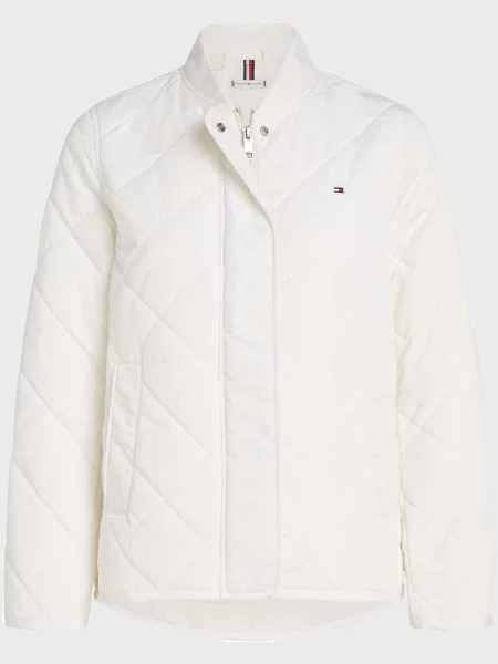 Стьобаний бомбер Tommy Hilfiger білий