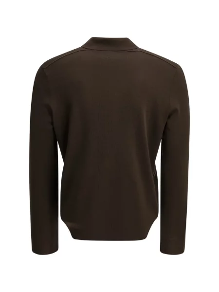 Μάλλινο μακρύς polo Burberry καφέ