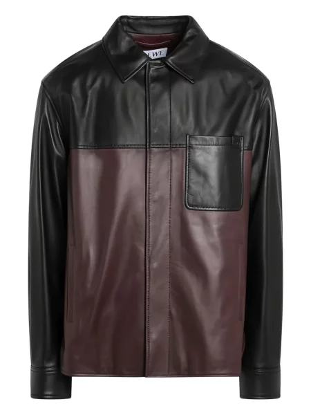 Geanta de piele Loewe negru