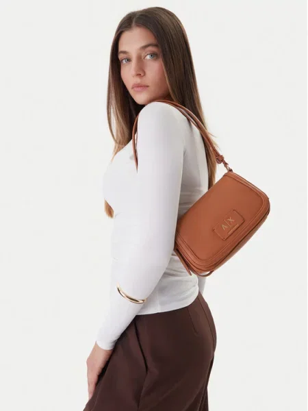 Torebka Armani Exchange brązowa