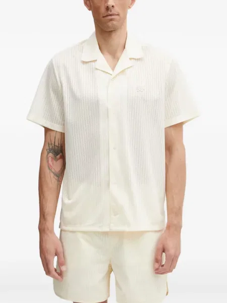 Cămașă Filling Pieces cu imagine alb