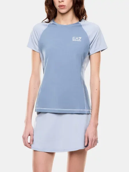 Спортивна футболка поліамід/еластан блакитний