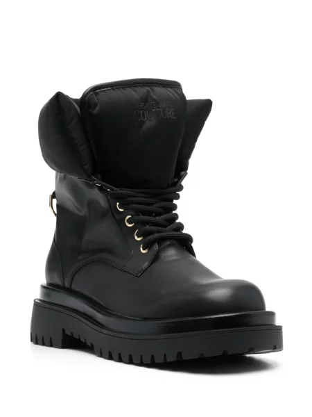 Cizme scurte Versace Jeans Couture cu imagine negru