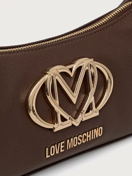 Кожаная сумка Love Moschino