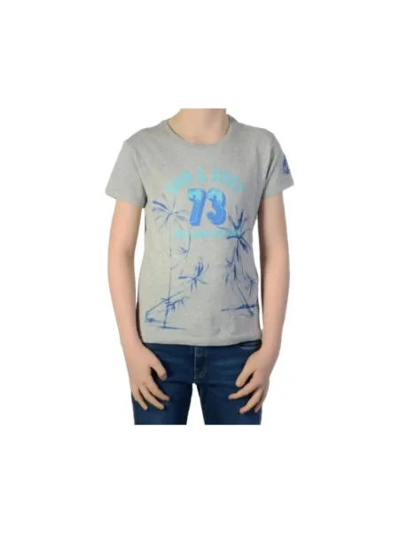 Tricou copii Pepe Jeans gri