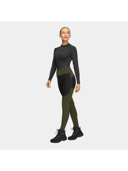 Legginsy trekkingowe Alpinus Orta czarne
