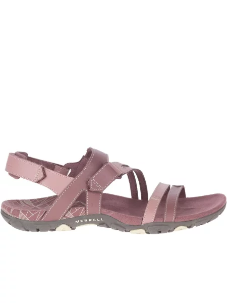 Шкіряні Сандалії Merrell Sandspur Rose Convert фіолетовий