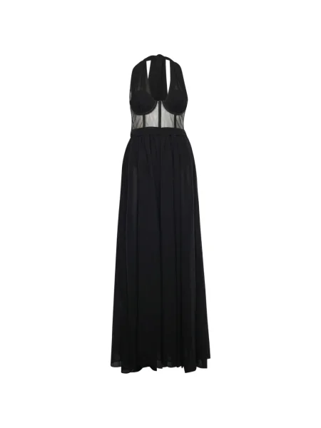 Rochie For Love & Lemons cu gât halter negru