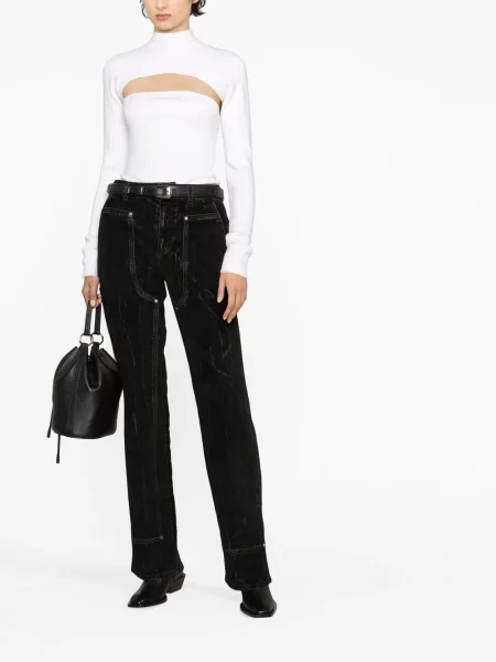 Tiesūs džinsai Stella Mccartney juoda