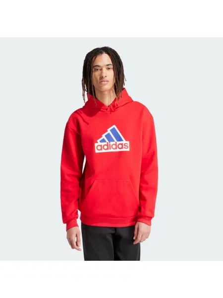 Adidas bluza czerwona