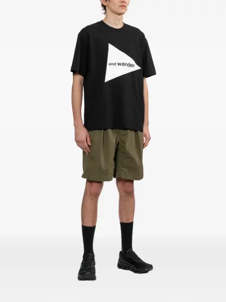 Tricou And Wander cu autograf negru