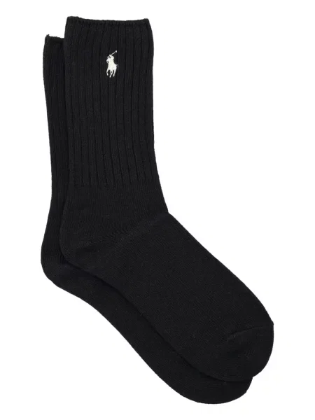 Șosete Polo Ralph Lauren cu broderie negru