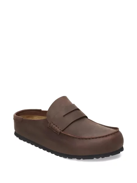 Papuci tip mules Birkenstock maro