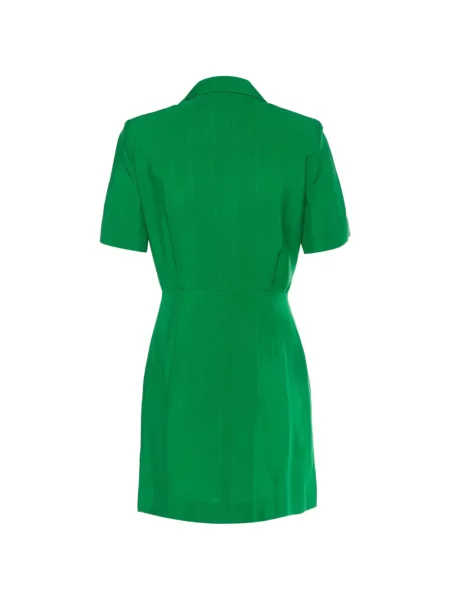 Rochie mini Sandro cu două rânduri de nasturi verde