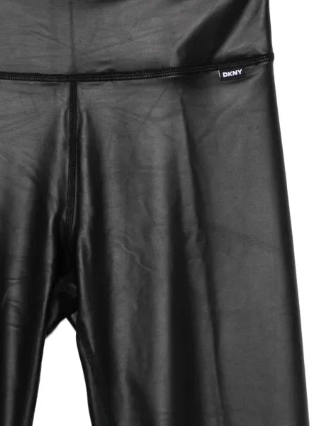 Leggings Dkny din piele negru