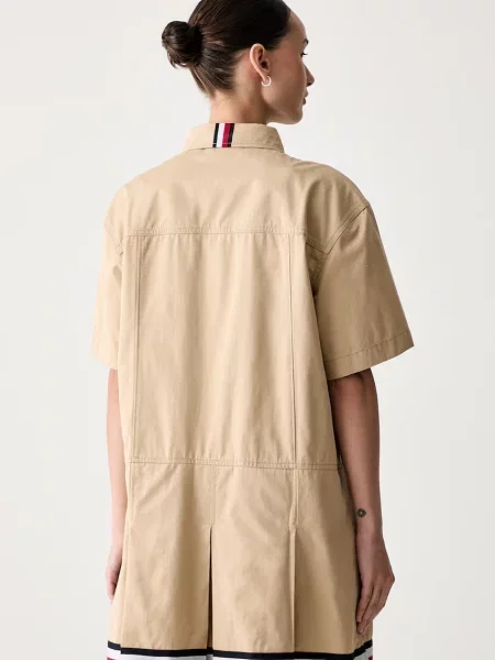 Tommy Jeans sukienka beżowa