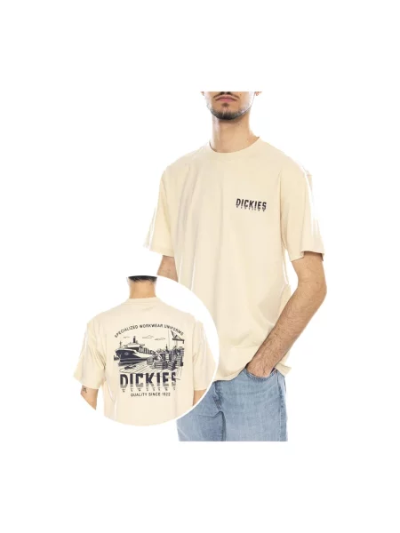 Koszulka z krótkim rękawem Dickies Burns SS XL beżowa