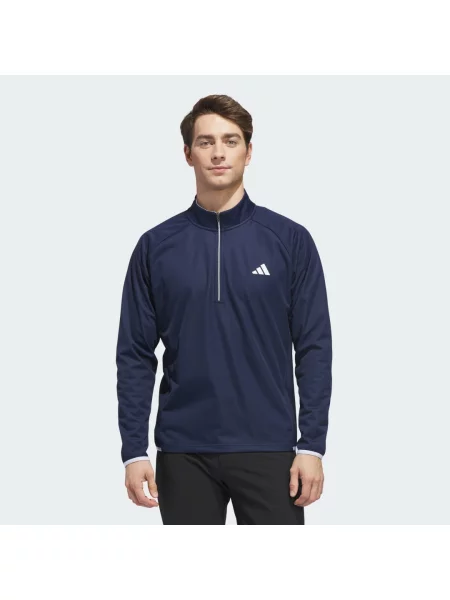 BLUZA DURABLE WATER REPELLENT WIND QUARTER-ZIP biała