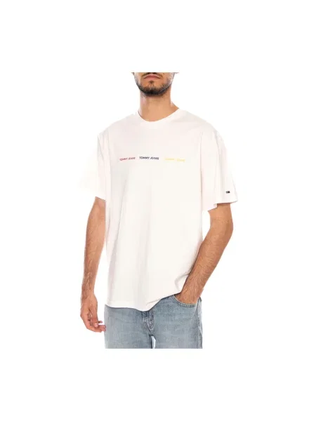 Koszulka Tommy Hilfiger z logo biała