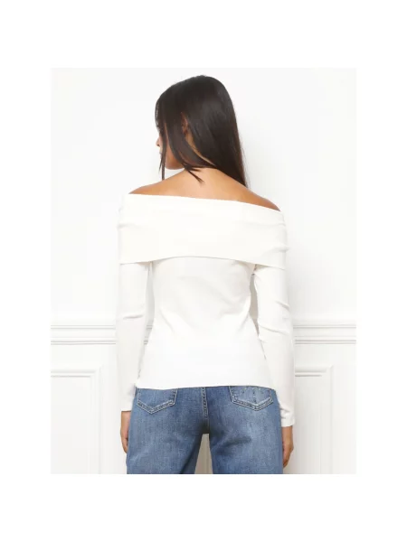Top La Modeuse alb