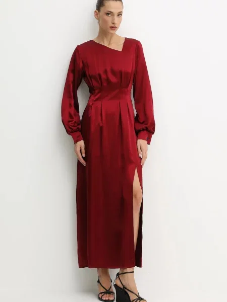 Сукня Undress Code maxi пряма бордовий