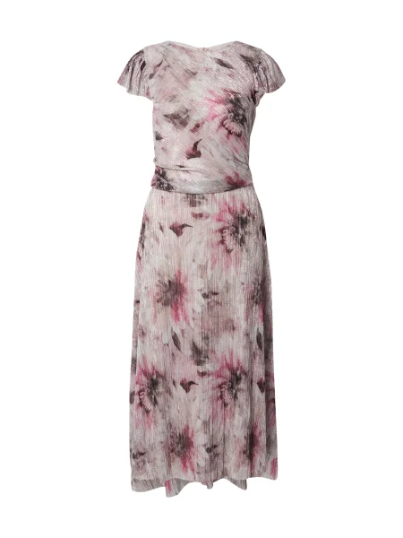 SWING Rochie de cocktail mov vânătă / roz / roz închis / murdar alb