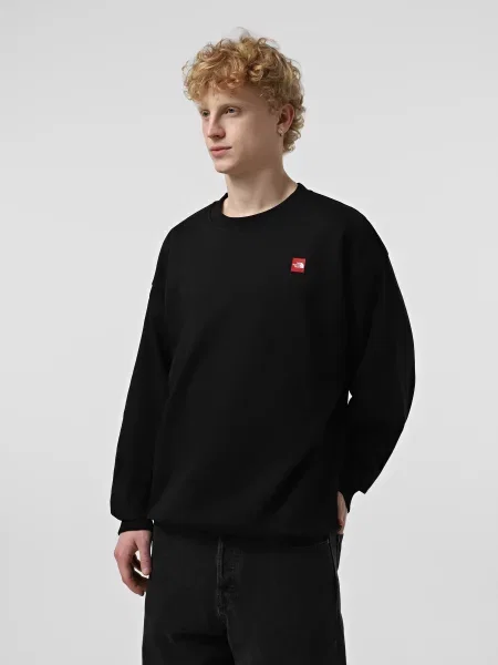 Світшот The North Face Axys Oversized Crew чорний