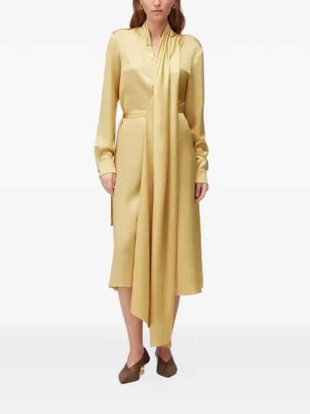 Rochie midi Retori galben