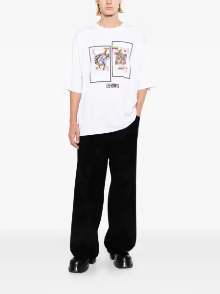 Tricou Les Hommes alb