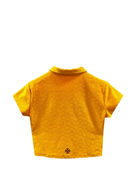 Топ Chrome Hearts със сърца жълто