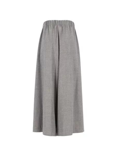 Pantaloni Dusan de flanelă gri