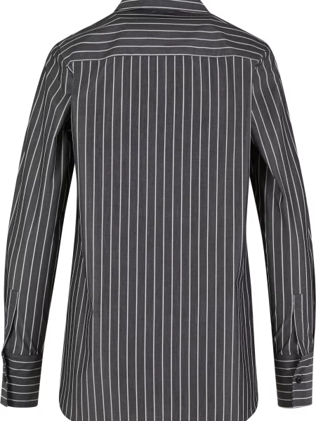Urban Classics Blúz sötétszürke fehér