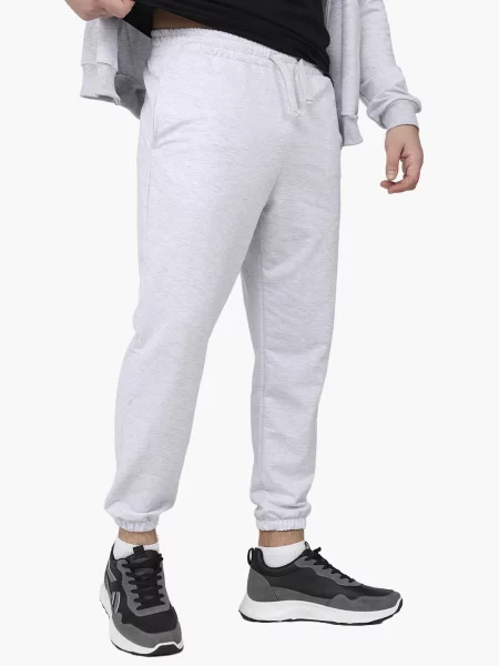 Спортивні штани YUKI світло-сірий бавовна/поліестер сірі