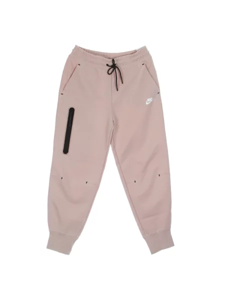 Lekkie spodnie dresowe Nike polarowe różowe