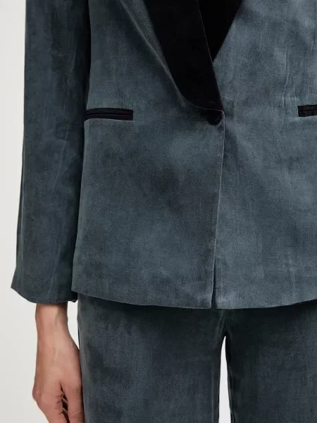 Піджак Hoss Intropia однобортний однотонний синій